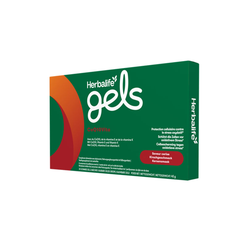 Herbalife Gels CoQ10Vita Saveur Cerise 30 gommes gel à mâcher